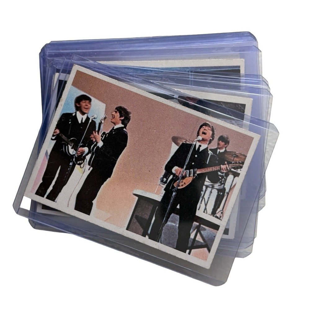 Beatles Diary 1964 2.5x3.5 Cardstock Color Lot of‎ 12 Rare #60 Made in USA VTG